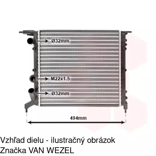 Chladiče vody POLCAR 600608A3 - obr. 4