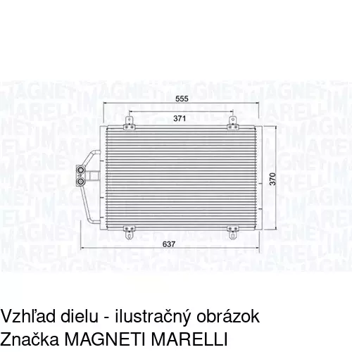 Chladiče klimatizácie POLCAR 6007K8C1 - obr. 1