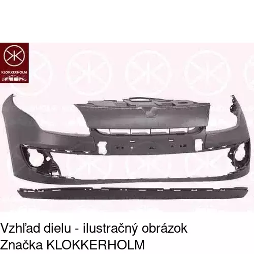 Predný nárazník POLCAR 60140720