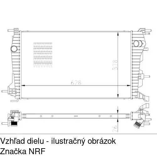 Chladiče vody POLCAR 601408A4