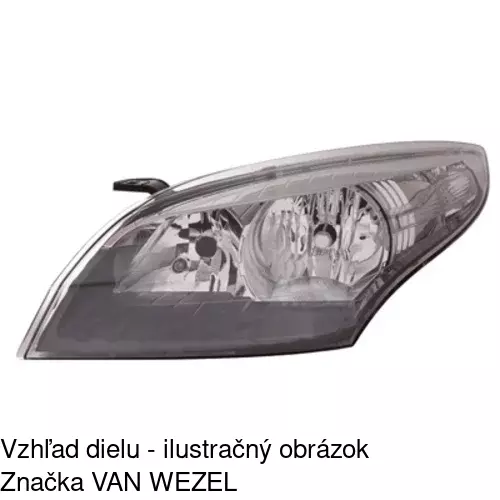 Hlavný reflektor POLCAR 6014095E - obr. 2