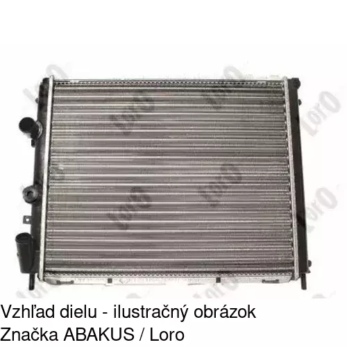 Chladiče vody POLCAR 601508A1 - obr. 3