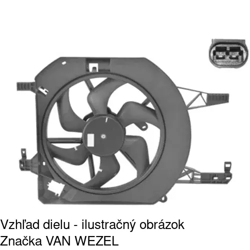 Ventilátory chladičov 602623W1 /POLCAR/ - obr. 2