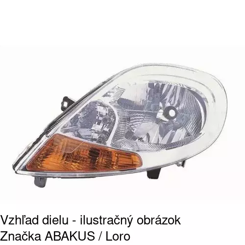 Hlavný reflektor POLCAR 602710-V - obr. 4