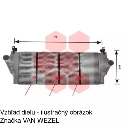 Chladiče vzduchu (Intercoolery) POLCAR 6037J8-1 - obr. 4