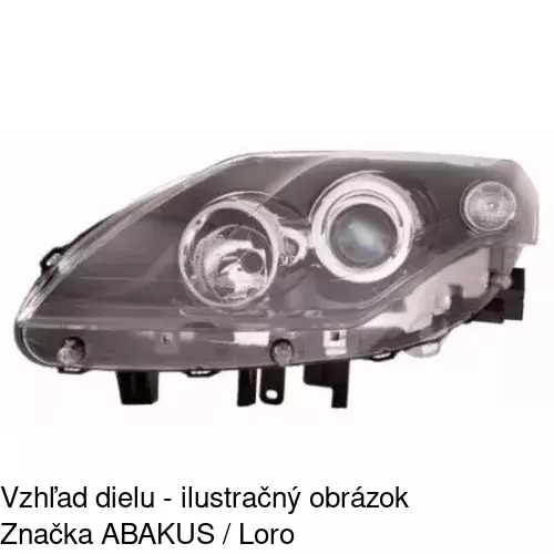 Hlavný reflektor POLCAR 6039090E - obr. 2