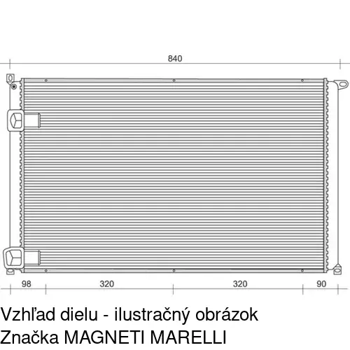 Chladiče vody POLCAR 6041081X