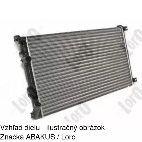 Chladiče vody POLCAR 604208A3 - obr. 3