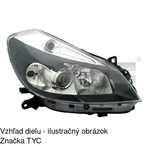 Hlavný reflektor POLCAR 6055094E - obr. 2