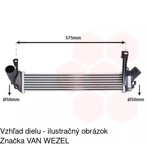 Chladiče vzduchu (Intercoolery) POLCAR 6060J8-2 - obr. 3