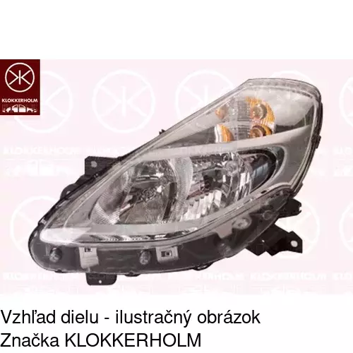 Hlavný reflektor POLCAR 606409-E - obr. 3