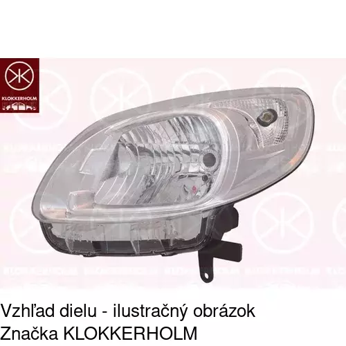 Hlavný reflektor POLCAR 60U110-E - obr. 2