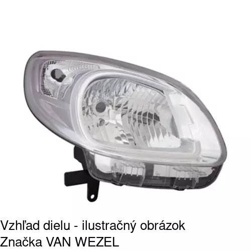 Hlavný reflektor POLCAR 60U110-E - obr. 4