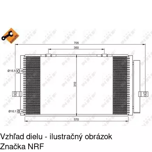 Chladiče klimatizácie POLCAR 6375K8C1