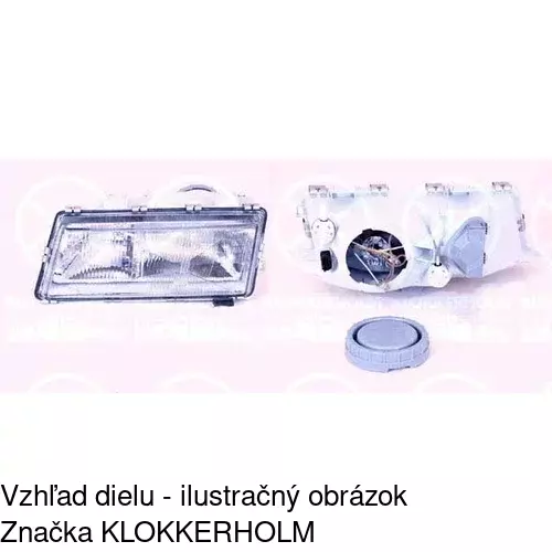 Hlavný reflektor POLCAR 6521101E