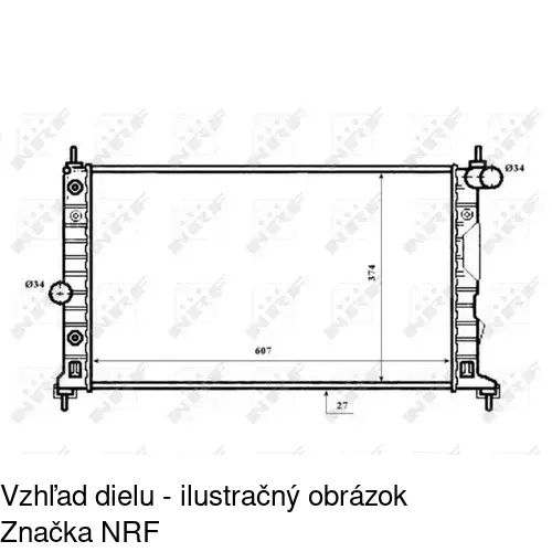 Chladiče vody POLCAR 652308-3