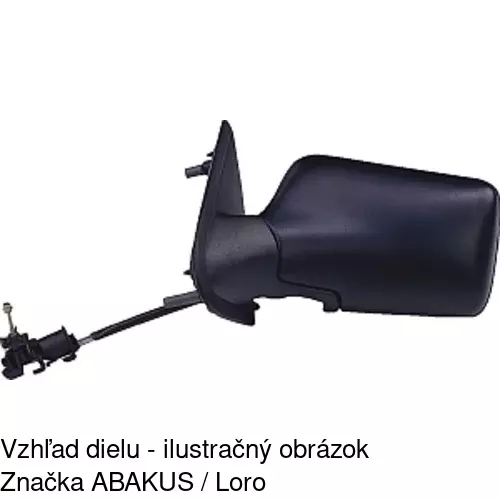 Vonkajšie zrkadlo POLCAR 6713521E - obr. 2