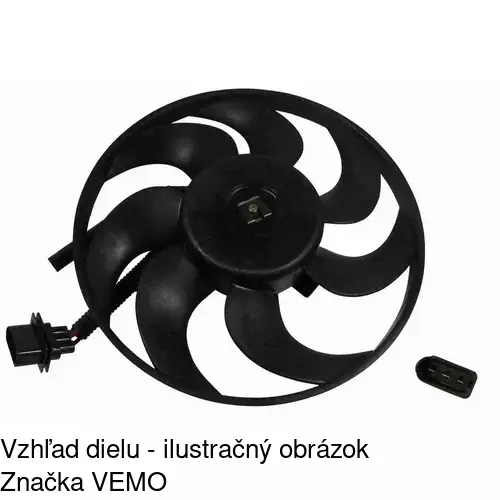 Ventilátor bez krytu / podpery 671423U3 /POLCAR/ - obr. 1