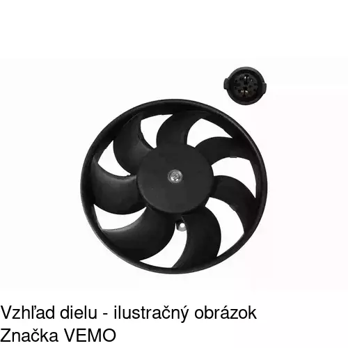 Ventilátor bez krytu / podpery POLCAR 671423U5 - obr. 1