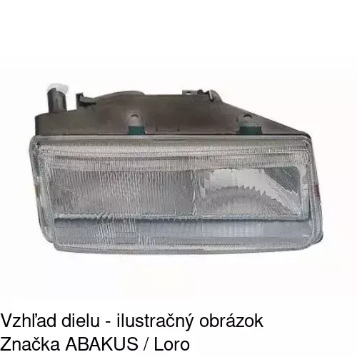 Hlavný reflektor POLCAR 672109-H - obr. 2