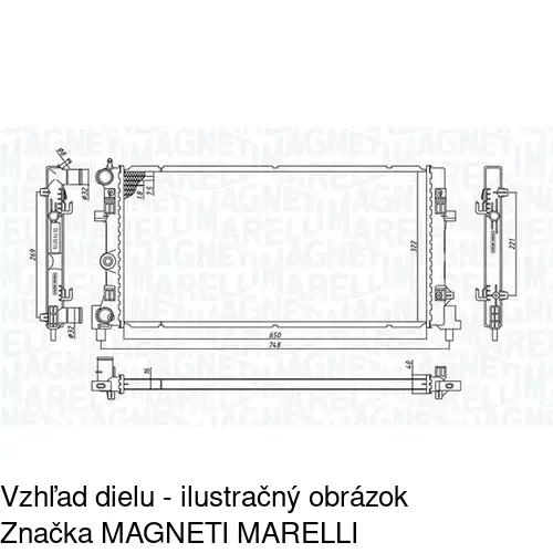 Chladiče vody 673208-2 /POLCAR/ - obr. 1