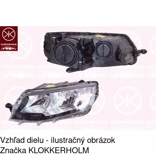 Hlavný reflektor POLCAR 69C109-U - obr. 1