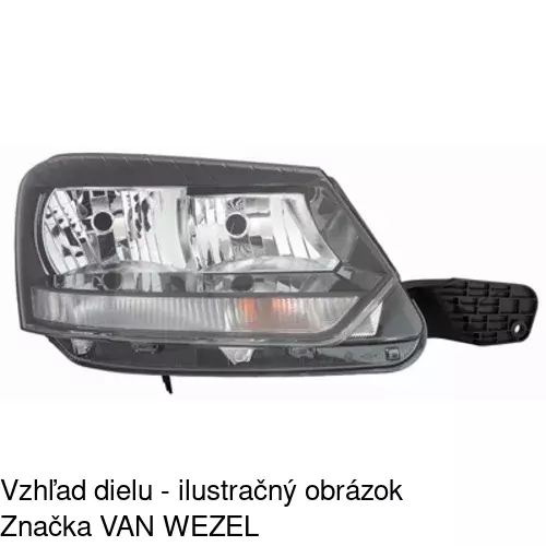 Hlavný reflektor POLCAR 69X110-U - obr. 3