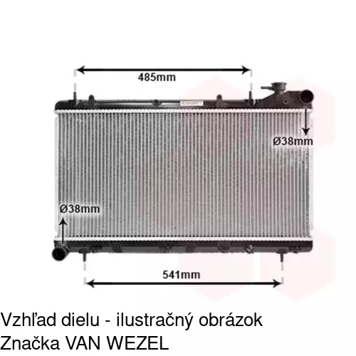 Chladiče vody POLCAR 721008-1 - obr. 2