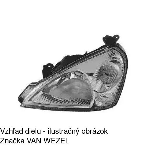 Hlavný reflektor 741409-E /POLCAR/ - obr. 2