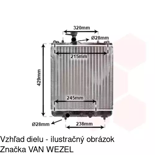 Chladiče vody POLCAR 742008A2 - obr. 2