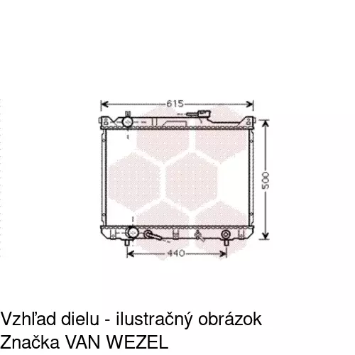 Chladiče vody POLCAR 742408-2 - obr. 1