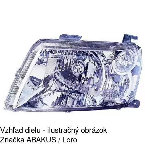 Hlavný reflektor POLCAR 742610-E