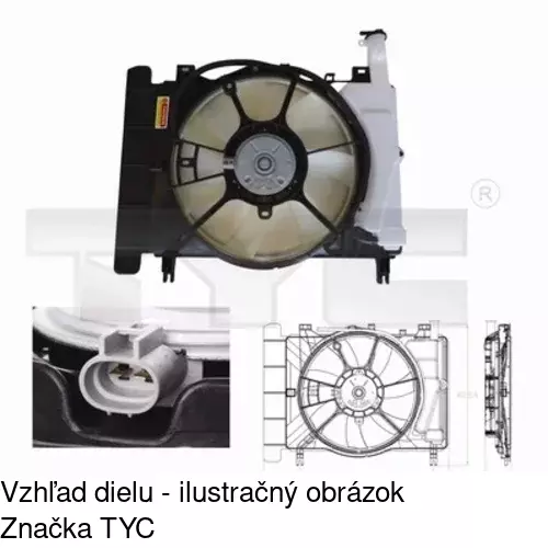 Ventilátory chladičov POLCAR 810523W1