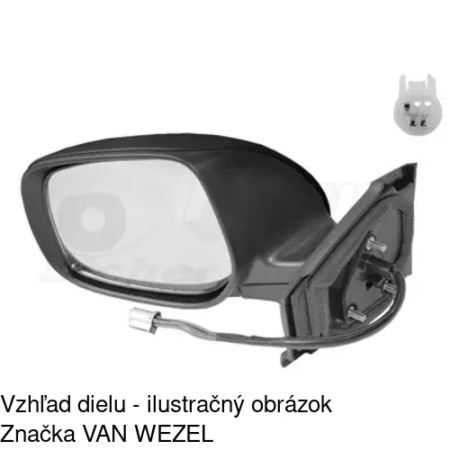 Vonkajšie zrkadlo POLCAR 810551-E - obr. 4