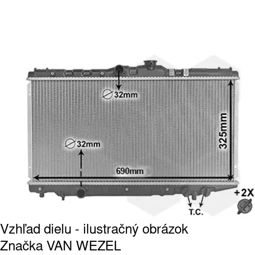 Chladiče vody POLCAR 810908-2 - obr. 2