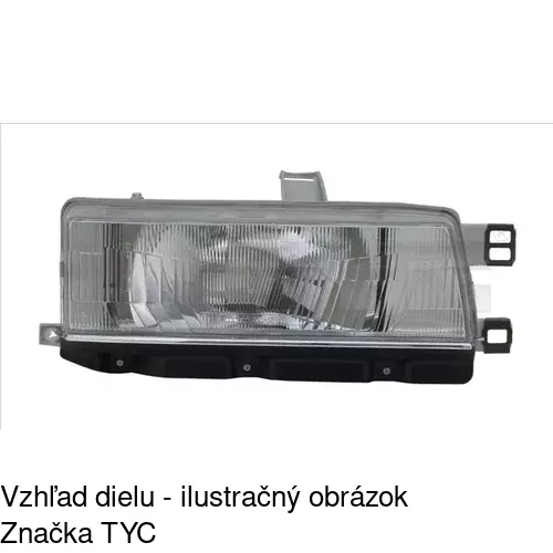 Hlavný reflektor POLCAR 810909-E