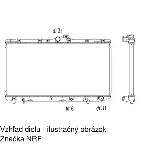 Chladiče vody POLCAR 811008-3 - obr. 1