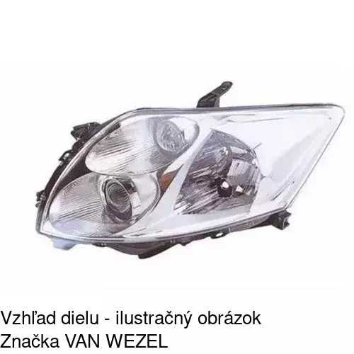 Hlavný reflektor POLCAR 8116092E - obr. 4