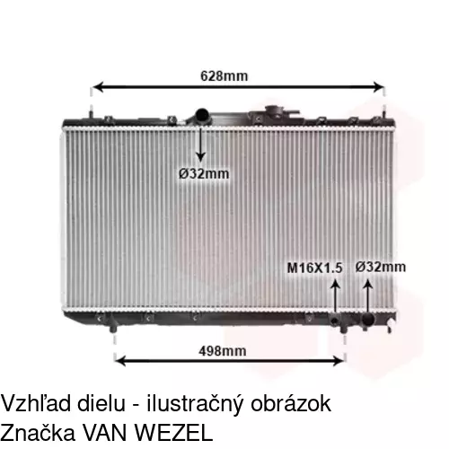 Chladiče vody POLCAR 812308-5 - obr. 3