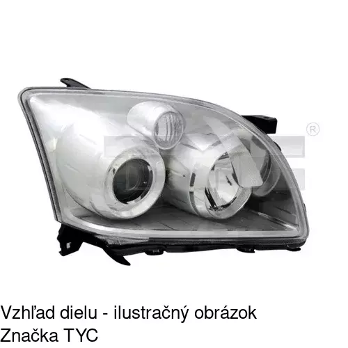 Hlavný reflektor POLCAR 812609-E - obr. 1