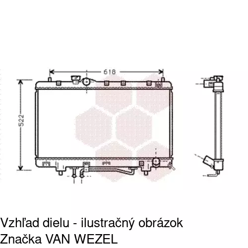 Chladiče vody POLCAR 8155081K