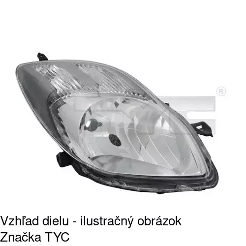 Hlavný reflektor POLCAR 8172094E