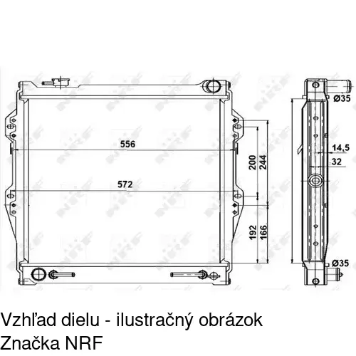 Chladiče vody POLCAR 817408-3