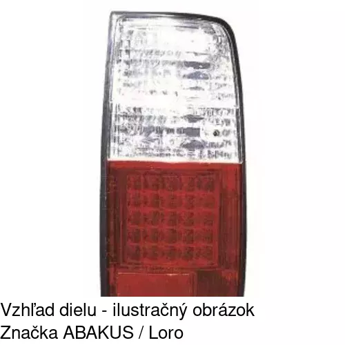 Zadné svetlo 817687 /POLCAR/