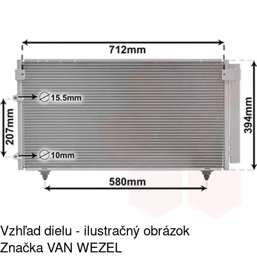 Chladiče klimatizácie POLCAR 8187K81K - obr. 1