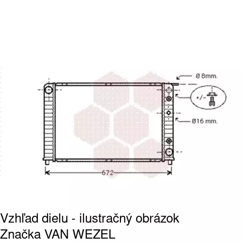 Chladiče vody 903208-4 /POLCAR/ - obr. 1