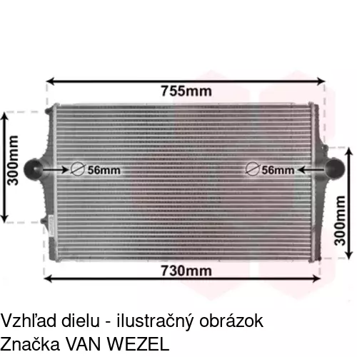 Chladiče vzduchu (Intercoolery) POLCAR 9080J8-1 - obr. 4