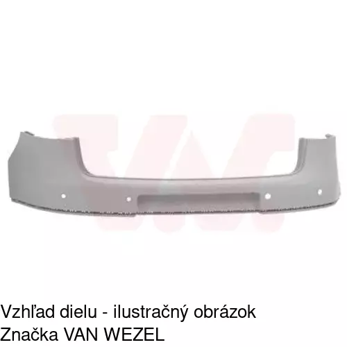 Zadný nárazník POLCAR 9513961J - obr. 1