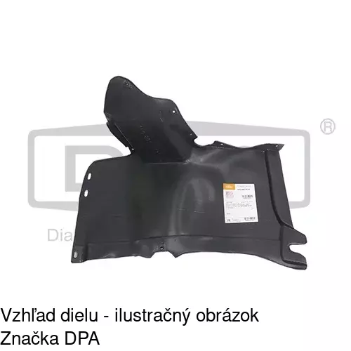 Podblatník (plast) POLCAR 9513FL-1