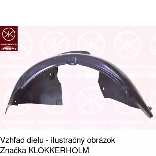 Podblatník (plast) POLCAR 9518FP2Q